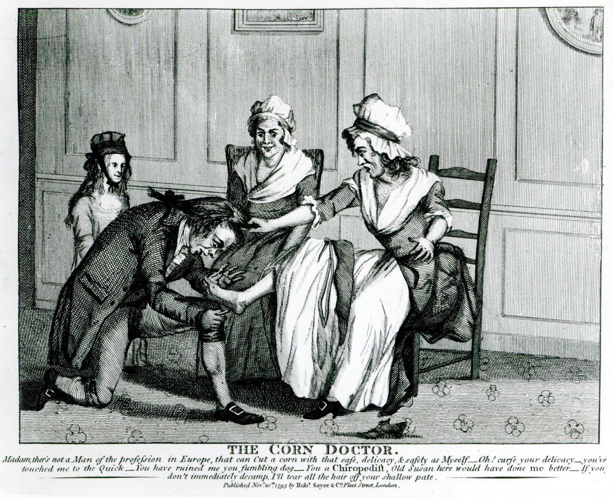Der Kornarzt, 1793 von English School