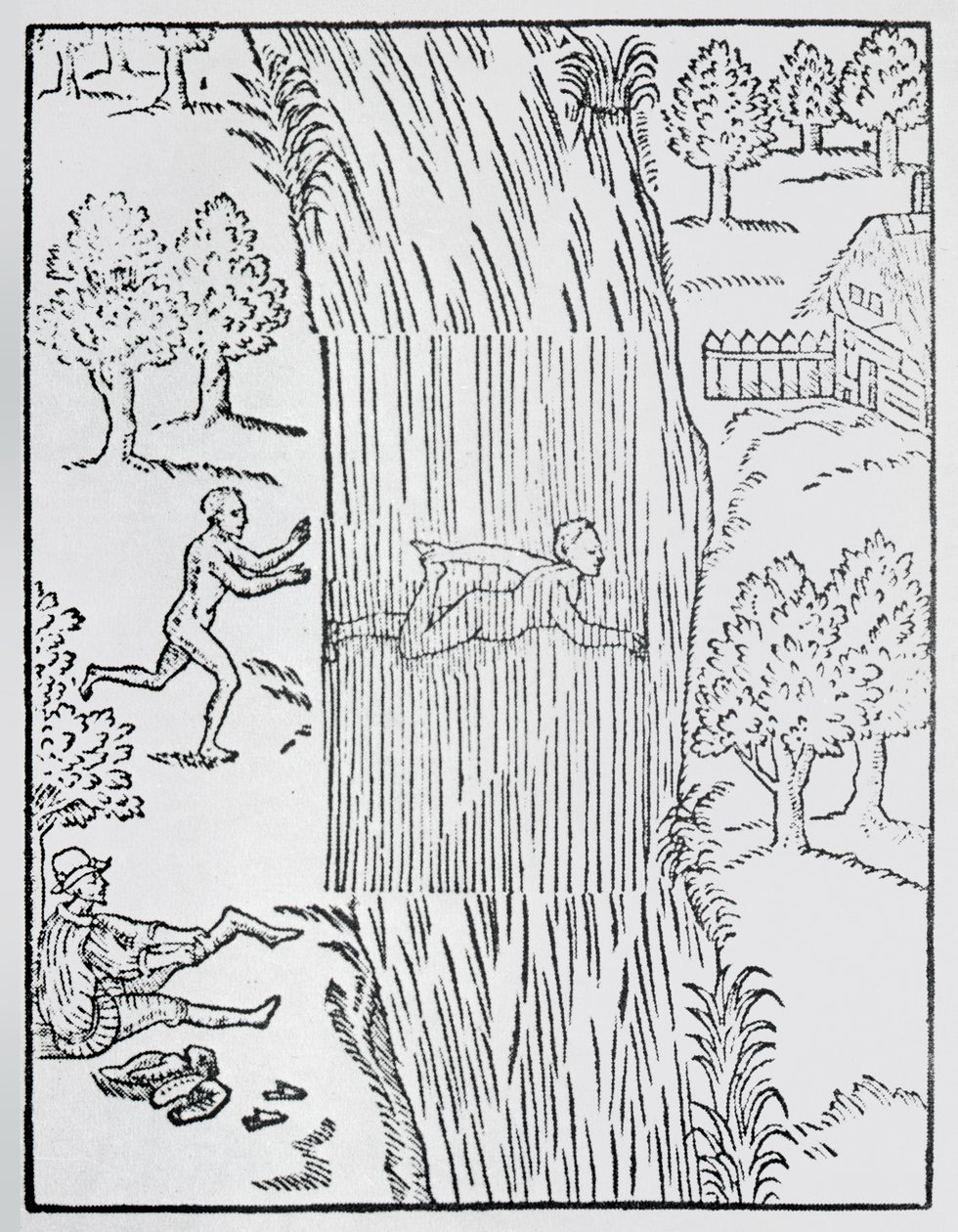 Die Kunst des Schwimmens, 1587 von English School