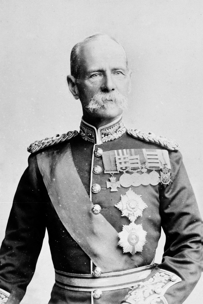 Feldmarschall Lord Roberts (1832-1914) in voller Montur, ca. 1895 von English Photographer