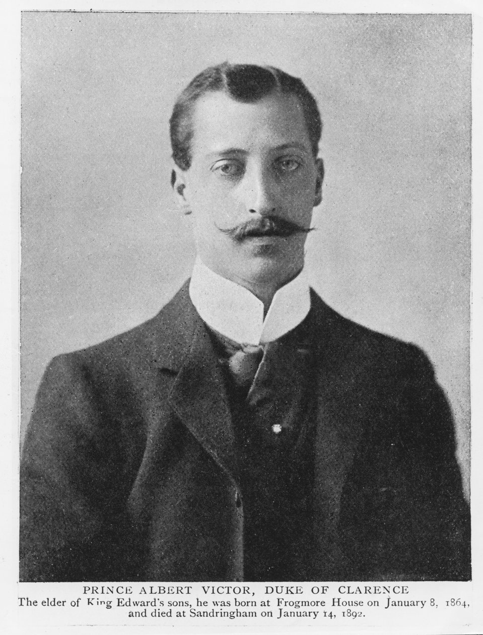 Prinz Albert Victor, Herzog von Clarence und Avondale (1864-92) von English Photographer