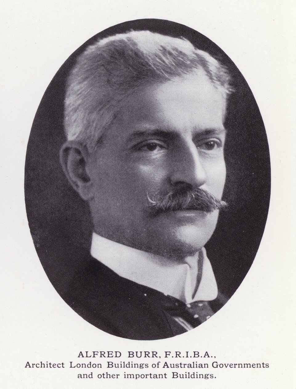 Prominente Männer von London: Alfred Burr von English Photographer