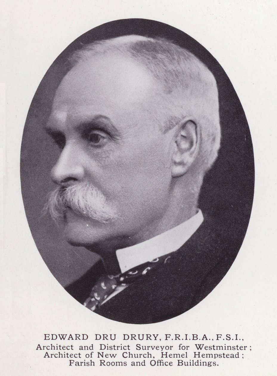 Prominente Männer von London: Edward Dru Drury von English Photographer