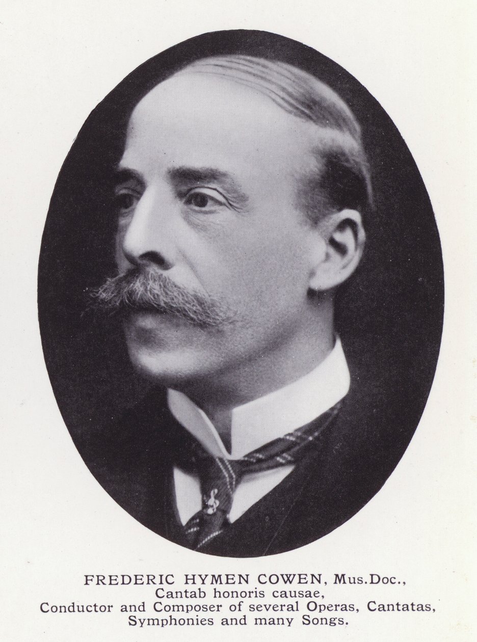 Prominente Männer von London: Frederic Hymen Cowen von English Photographer