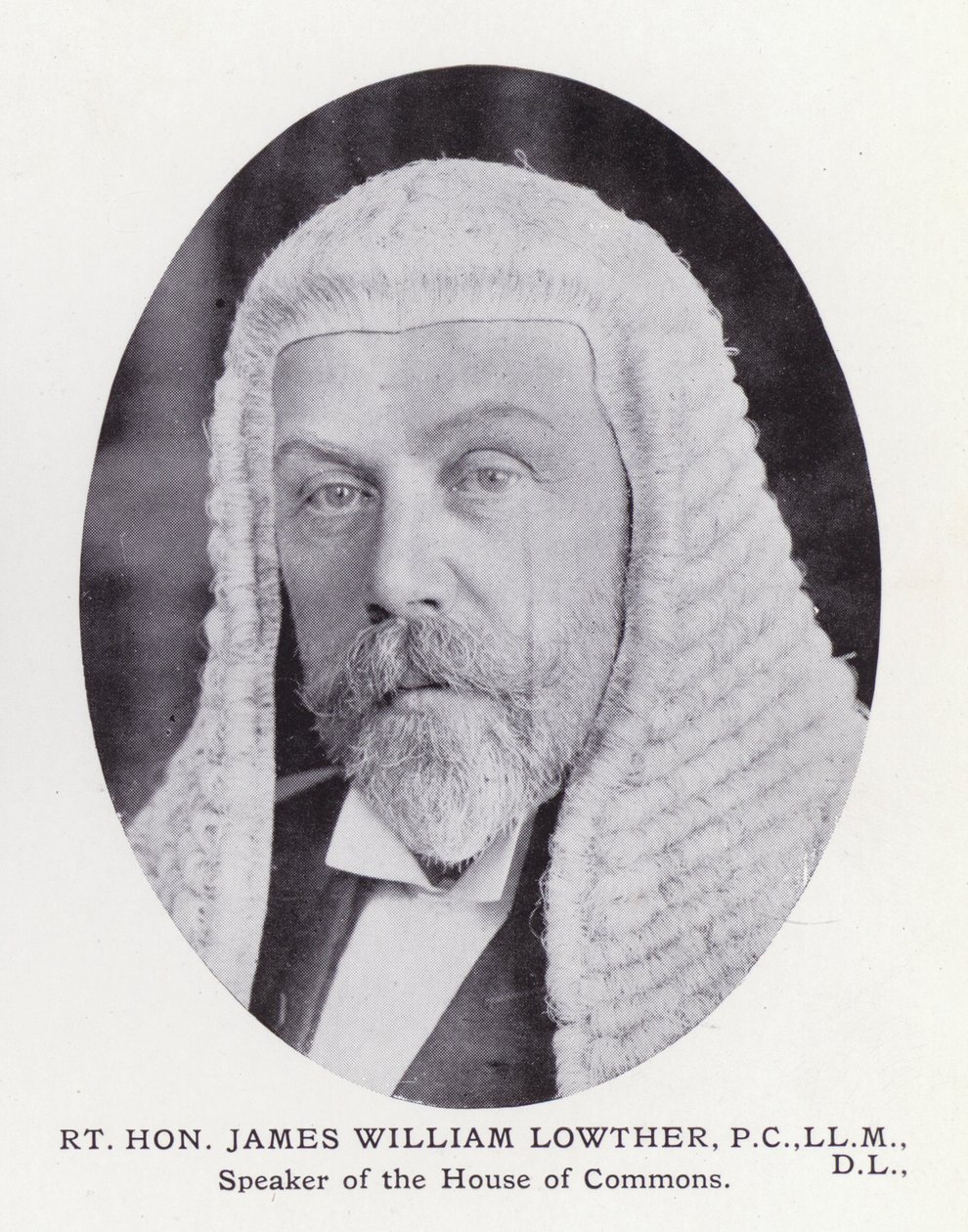 Prominente Männer von London: Rt Hon James William Lowther von English Photographer