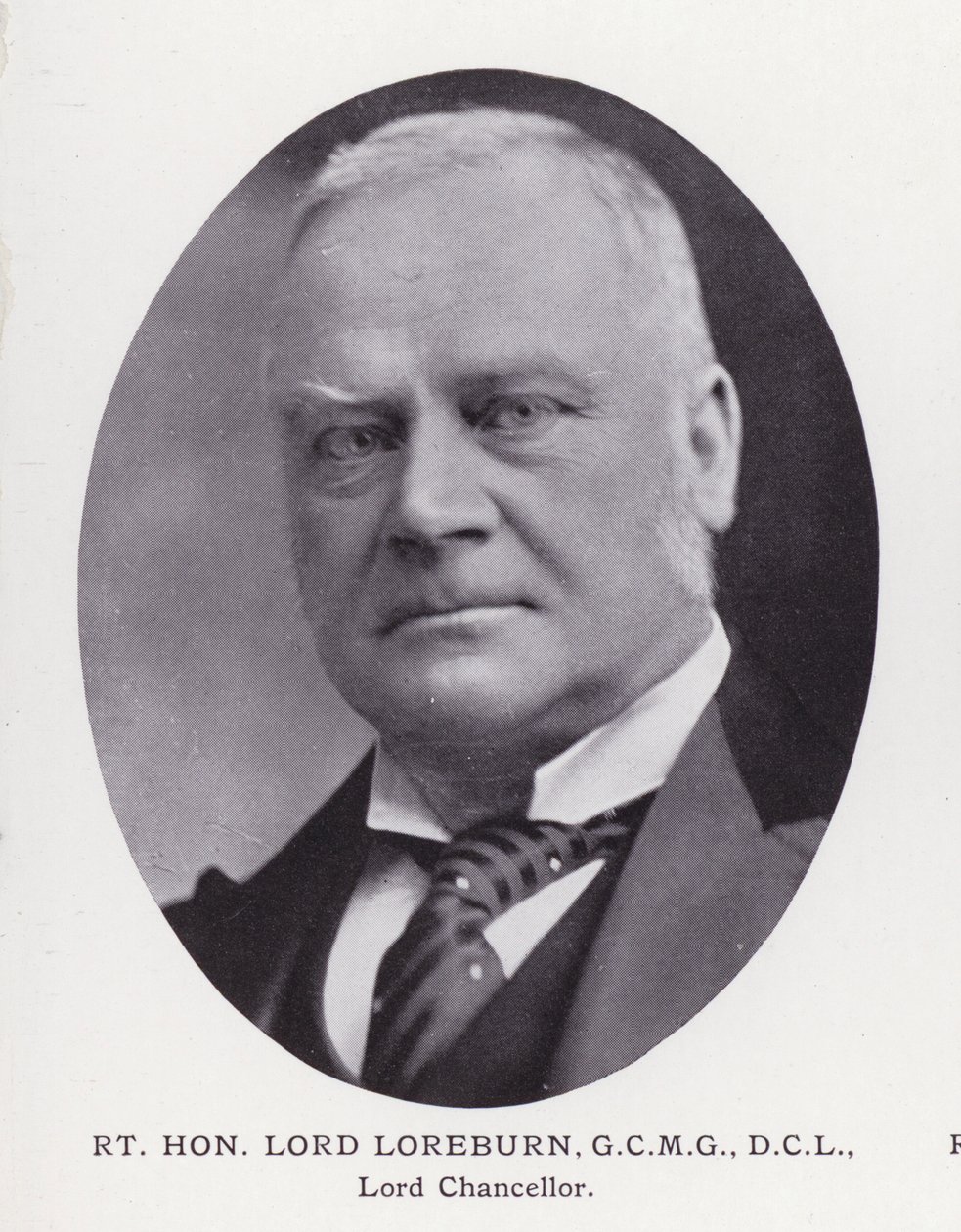 Prominente Männer von London: Rt Hon Lord Loreburn von English Photographer