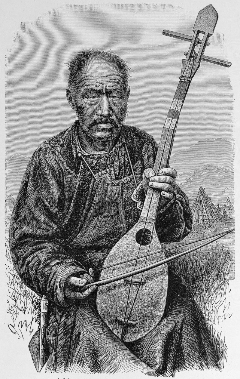 Ein mongolischer Musiker, aus 