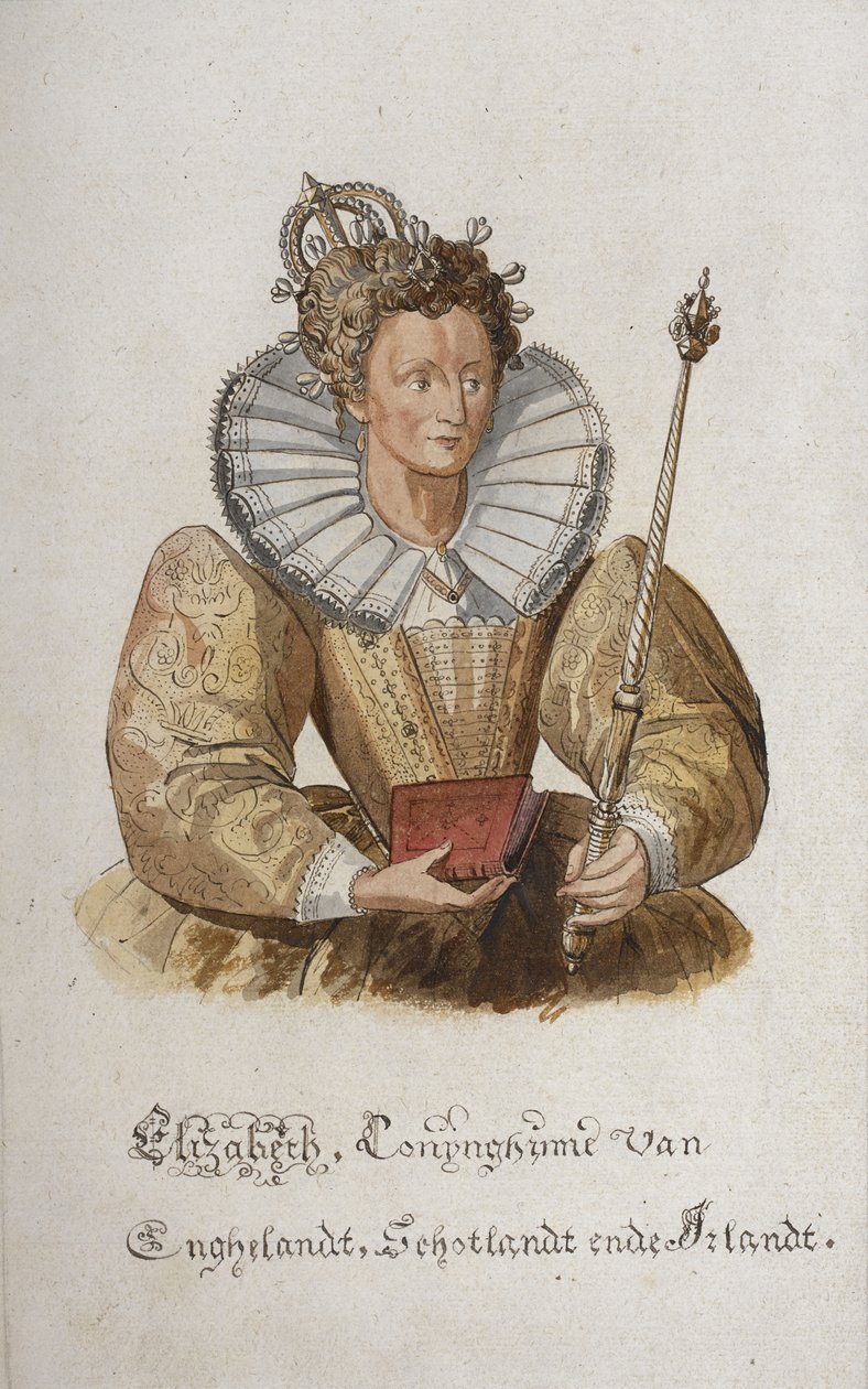 Ein Porträt von Königin Elisabeth I. von England. von English School