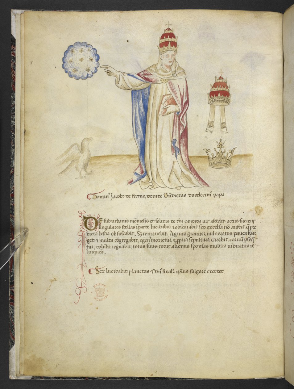Joachimi Abbatis de Curatio, et Anselmi, Episcopi Marsicani, Vaticinia xxx de Pontificibus Romanis; scil., a Nicolao III. ad Innocentium VIII (ca. 1500) von English School