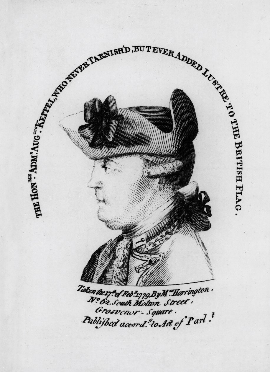 Admiral Augustus Keppel von English School