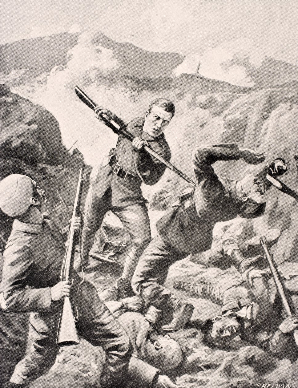 Australischer Lance-Corporal Albert Jacka, VC, aus 