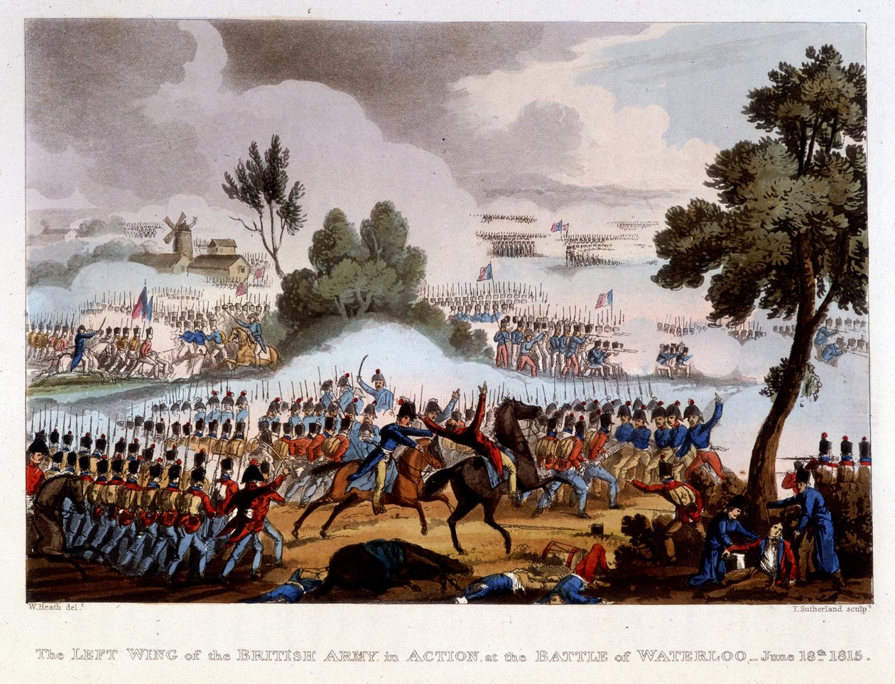 Schlacht von Waterloo, 18. Juni von English School