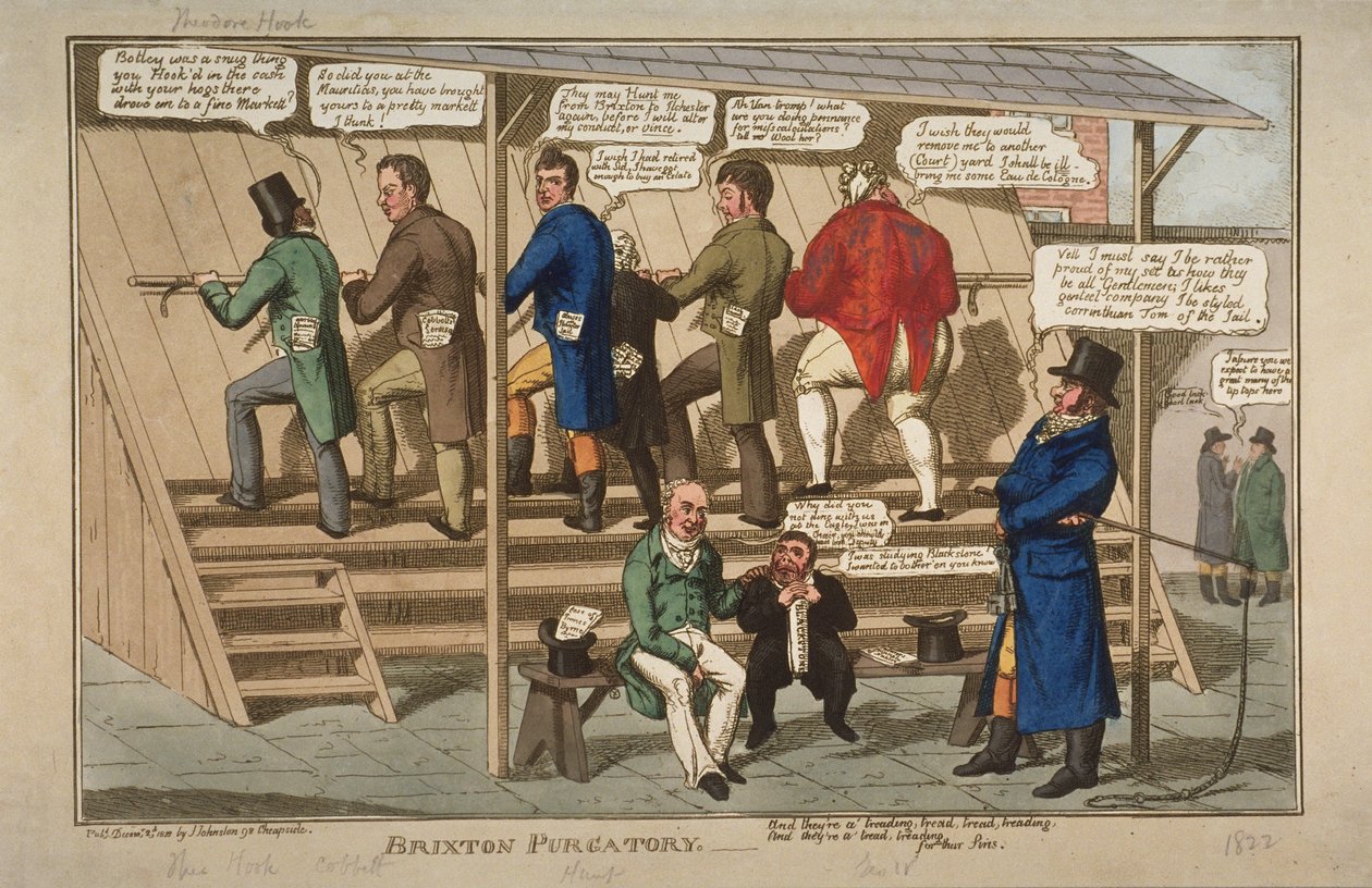 Brixton Purgatory, 1822 von English School