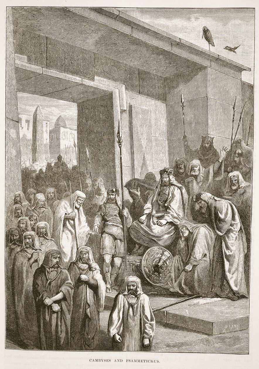 Kambyses und Psammetichus von English School