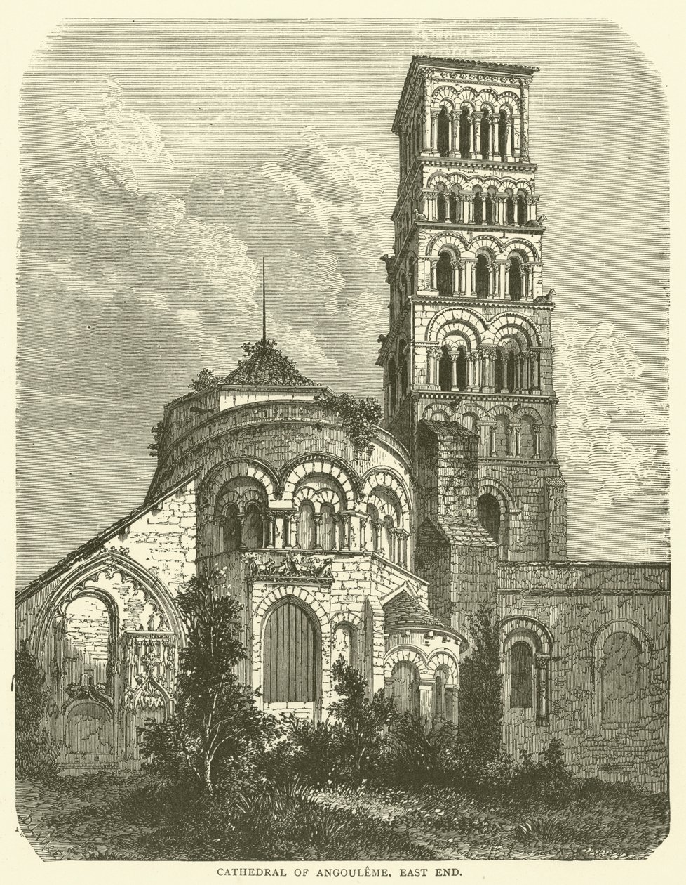 Kathedrale von Angoulême, Ostende von English School