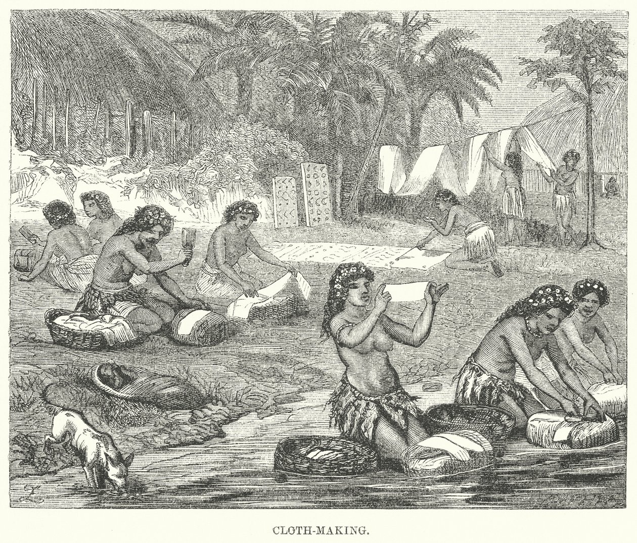 Tuchherstellung von English School