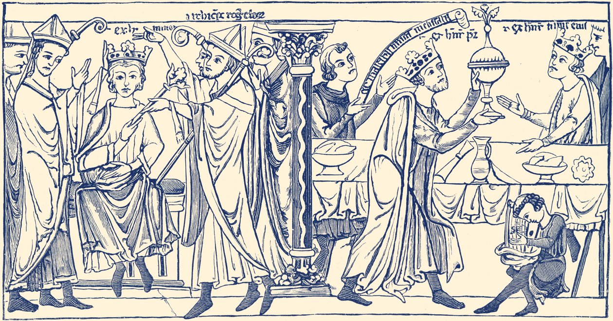 Krönung von Heinrich dem Jüngeren, aus 