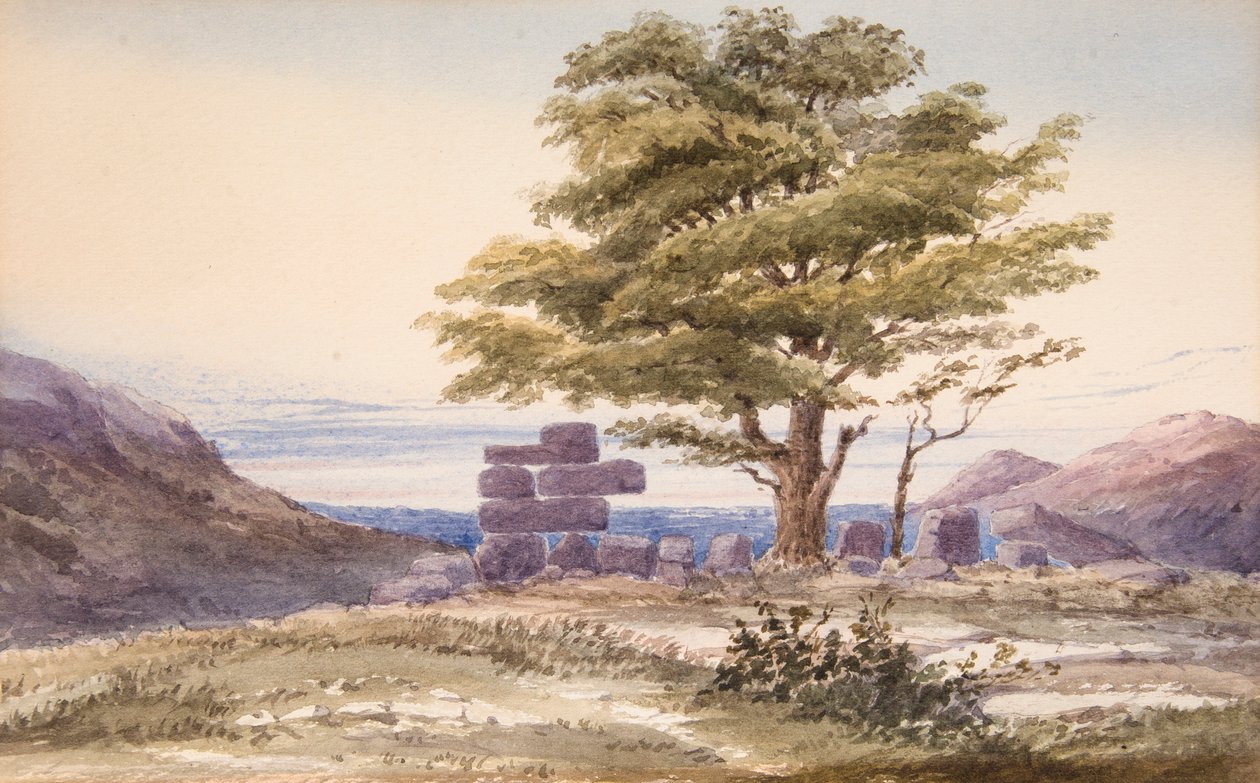 Kyklopische Überreste bei Kouvera in der Morea von English School