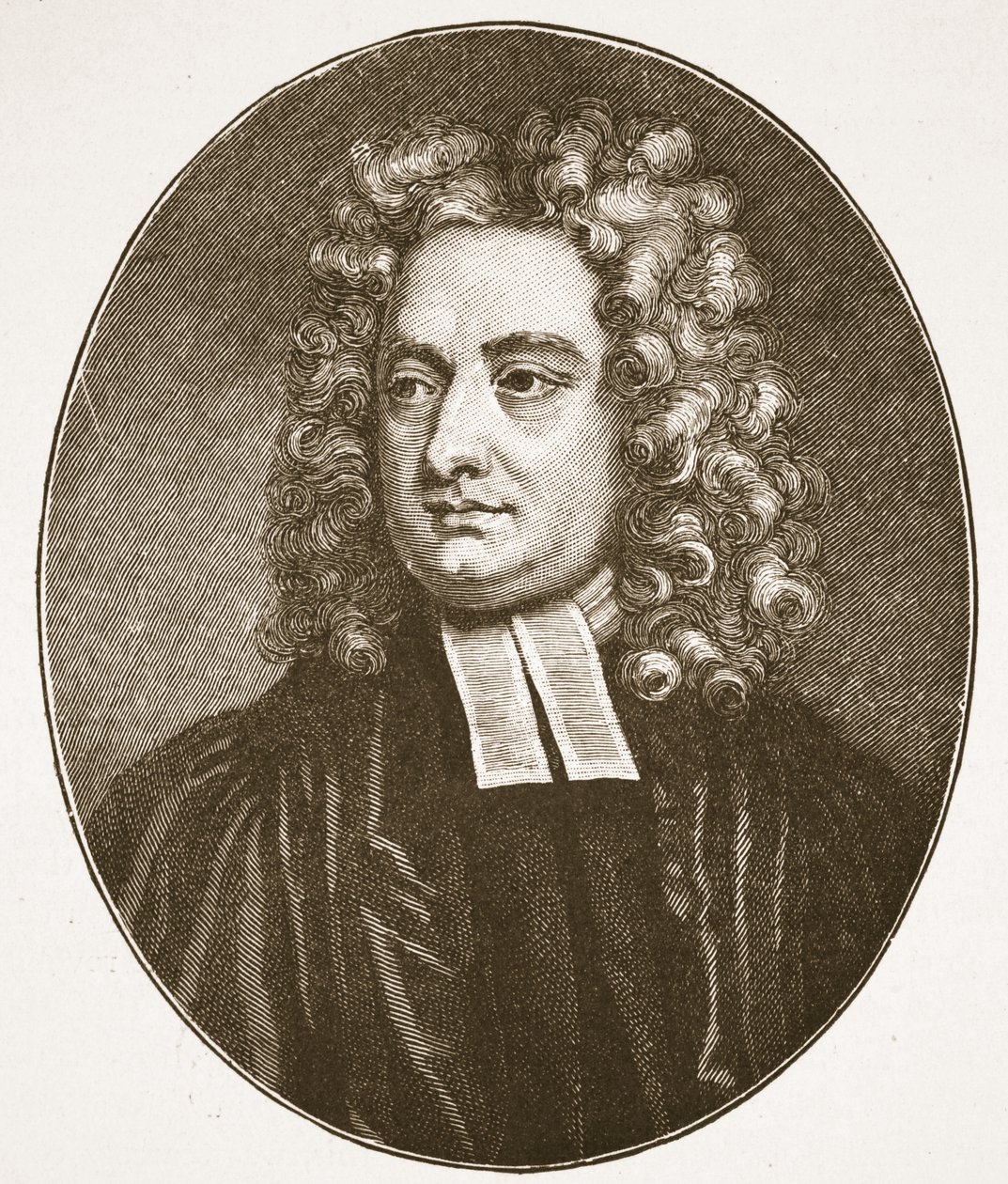 Dean Swift, Illustration aus Die Kirche von England: Eine Geschichte für das Volk von H.D.M. Spence-Jones, veröffentlicht um 1910 von English School
