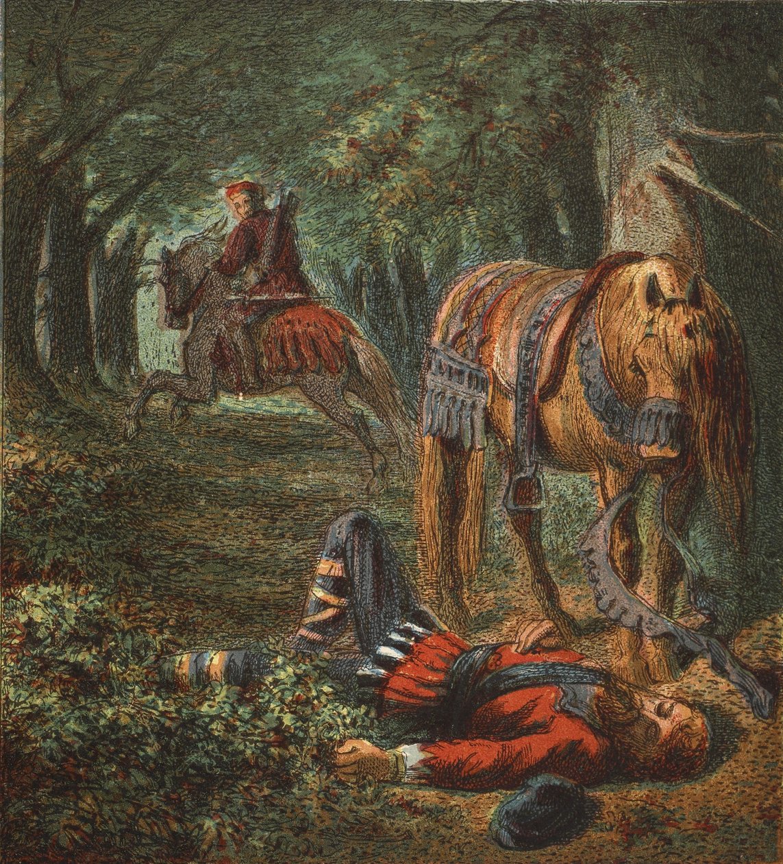 Tod von Wilhelm dem Zweiten, veröffentlicht 1890 von English School