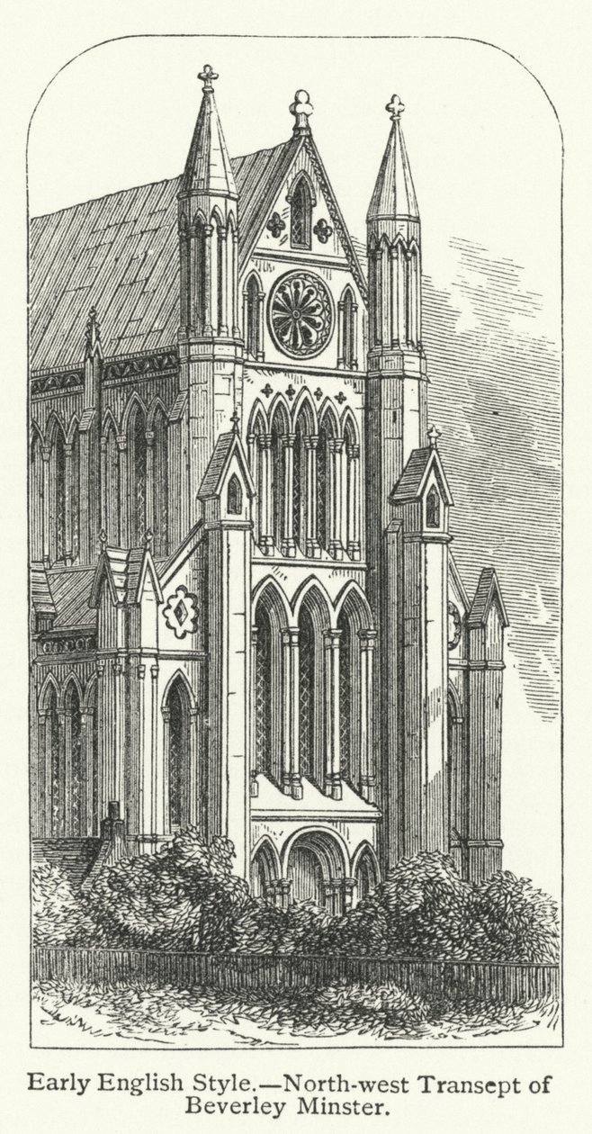 Frühenglischer Stil, Nordwestliches Querhaus von Beverley Minster von English School