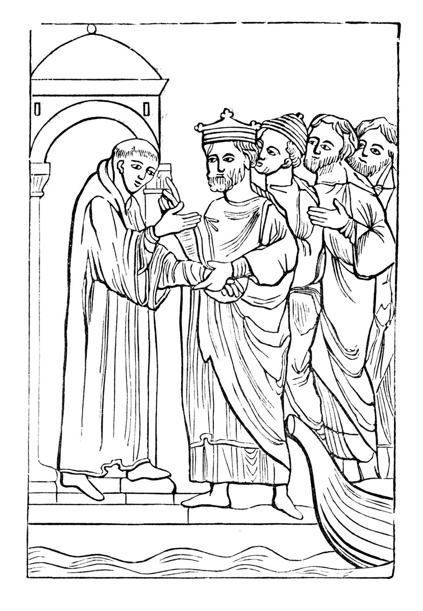 Egfrid, König von Northumberland, aus 
