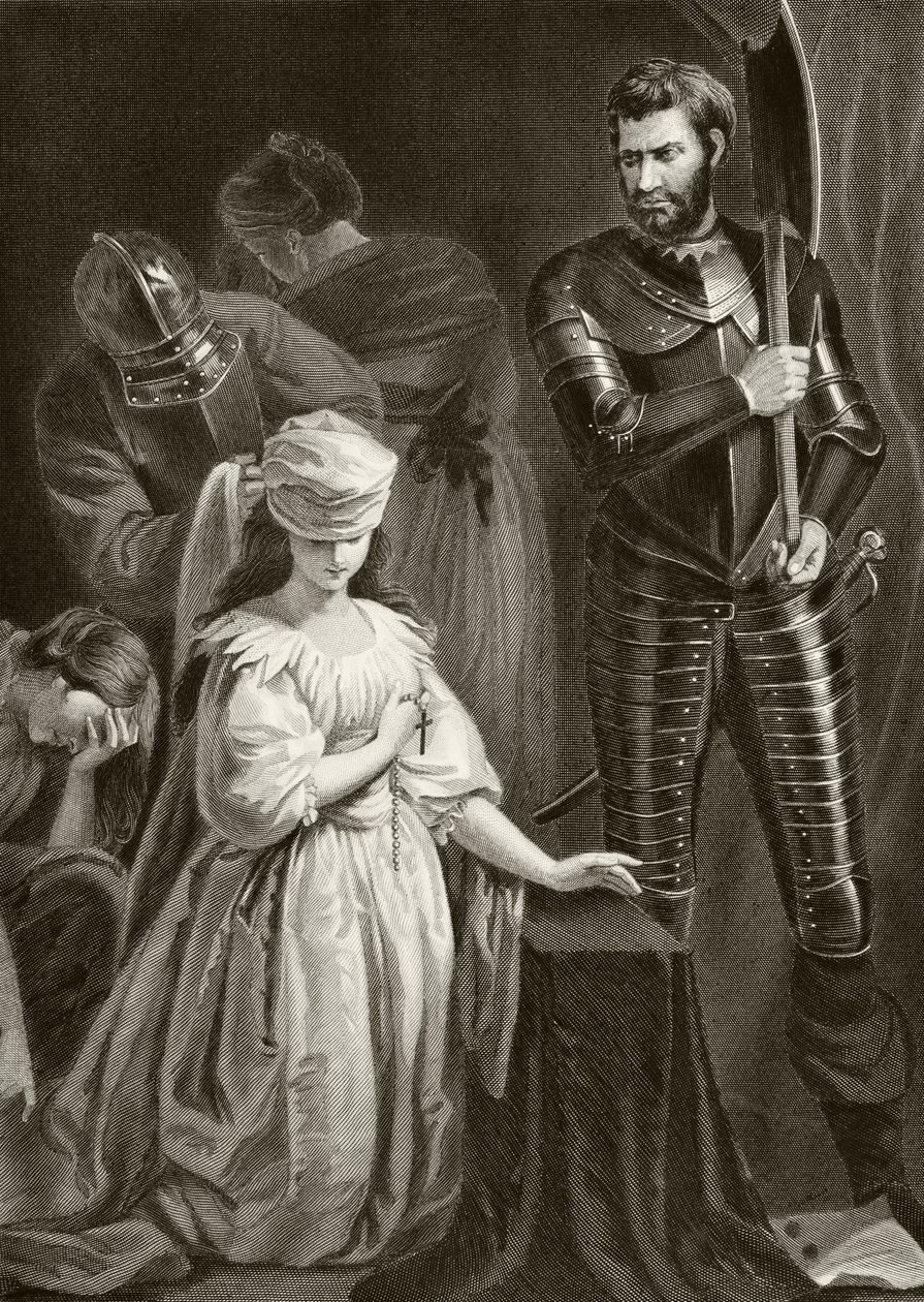 Hinrichtung von Maria Stuart, Königin von Schottland, 8. Februar 1587, aus 