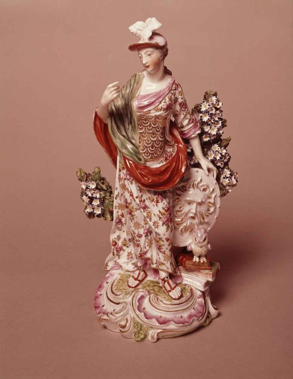 Figur der Göttin Athena, Derby Porcelain Works, ca. 1800 von English School