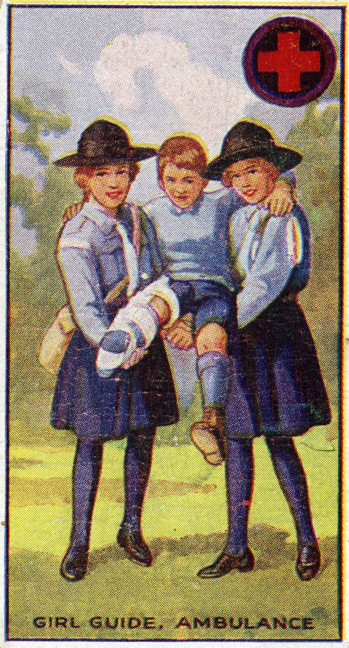 Pfadfinderin Sanitätsabzeichen, 1923 von English School