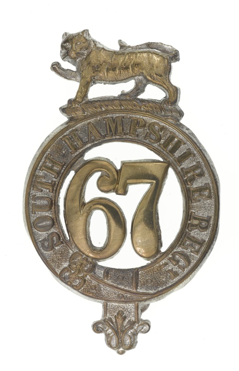 Glengarry-Abzeichen, ca. 1875 (Messing) von English School