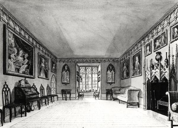 Großer Salon von Strawberry Hill von English School