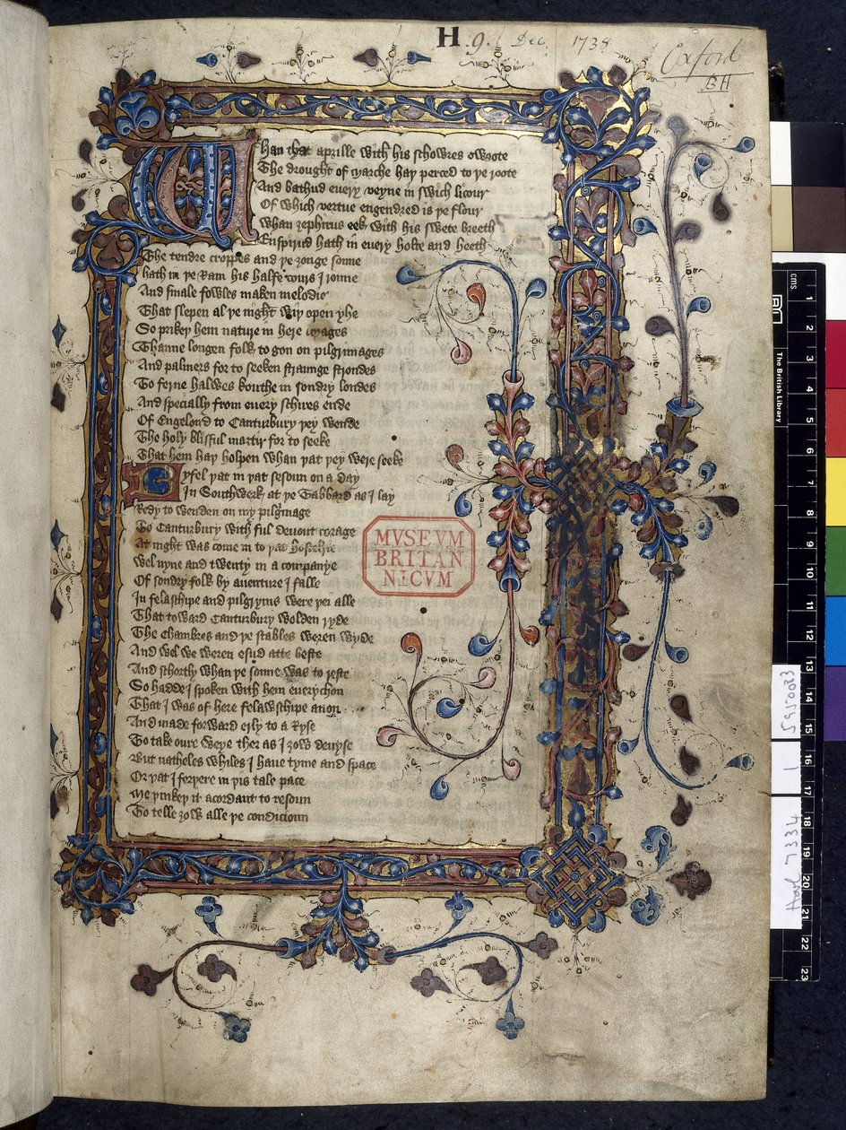 Illuminierte Initiale 