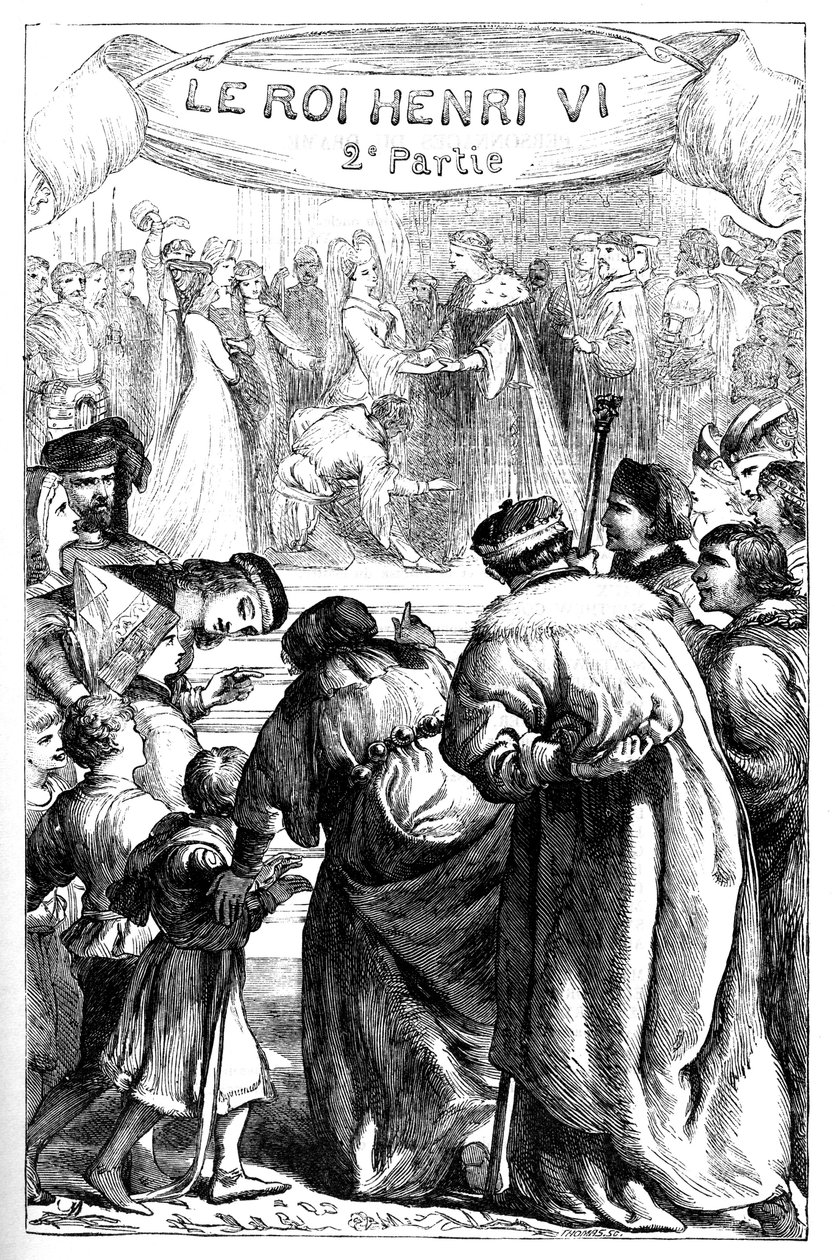 Heinrich VI - Zweiter Teil - Illustration in „Werke komplett von William Shakespeare“ 1866 - Die Illustrationen und die allgemeine Form dieser Ausgabe sind von Cassell