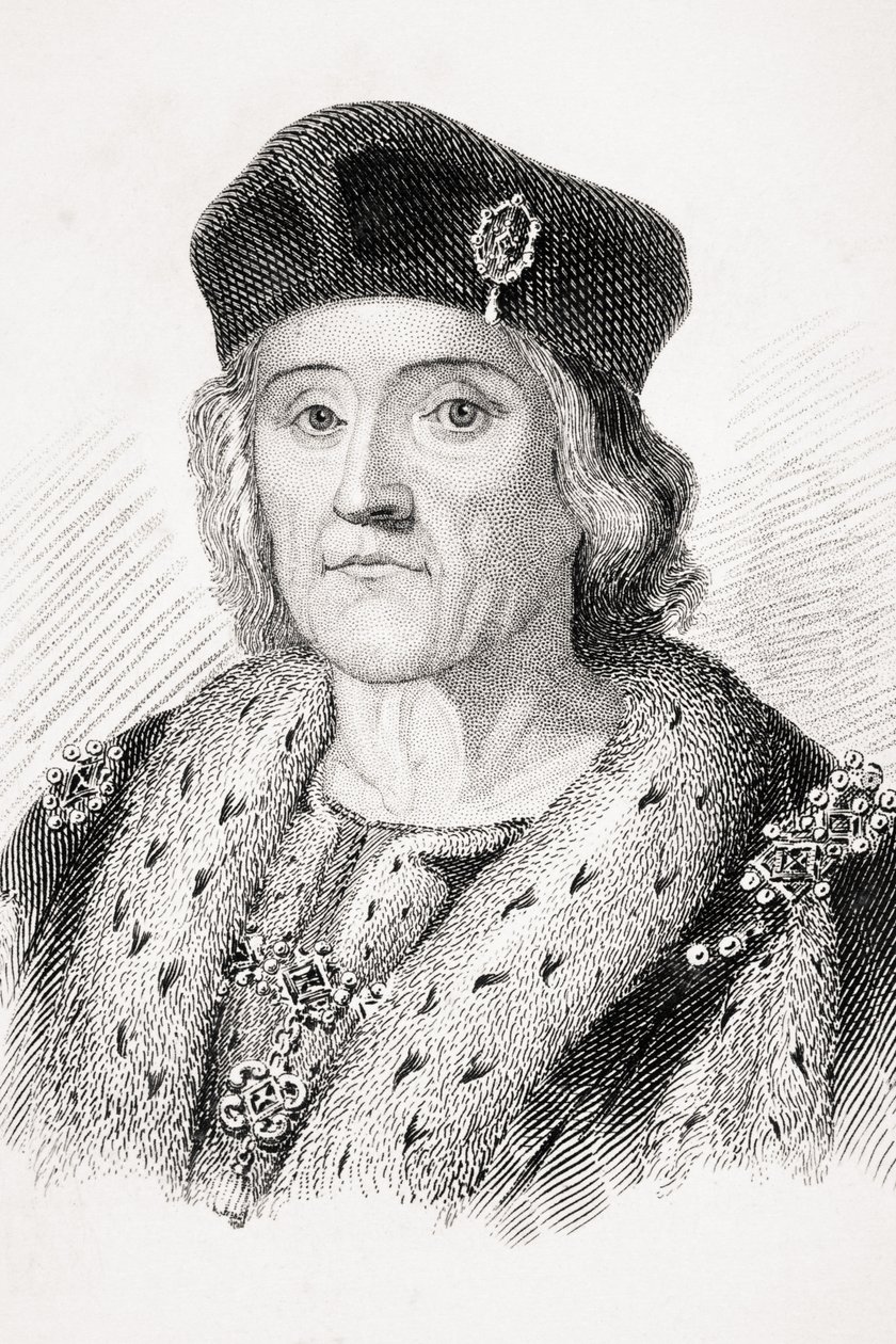 Heinrich VII. von England, Illustration aus 