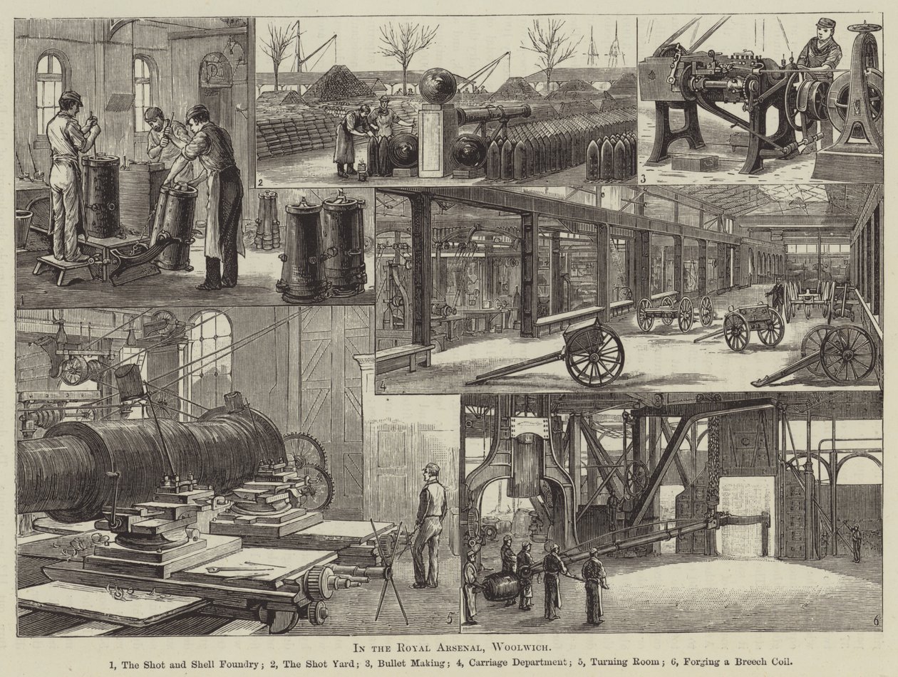 Im königlichen Arsenal, Woolwich von English School