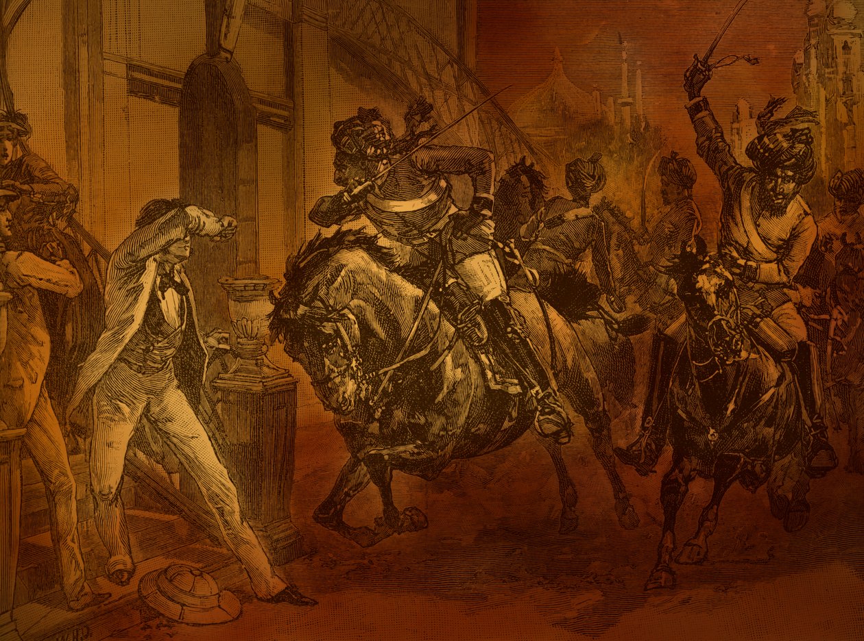 Indischer Aufstand von 1857, Illustration aus 