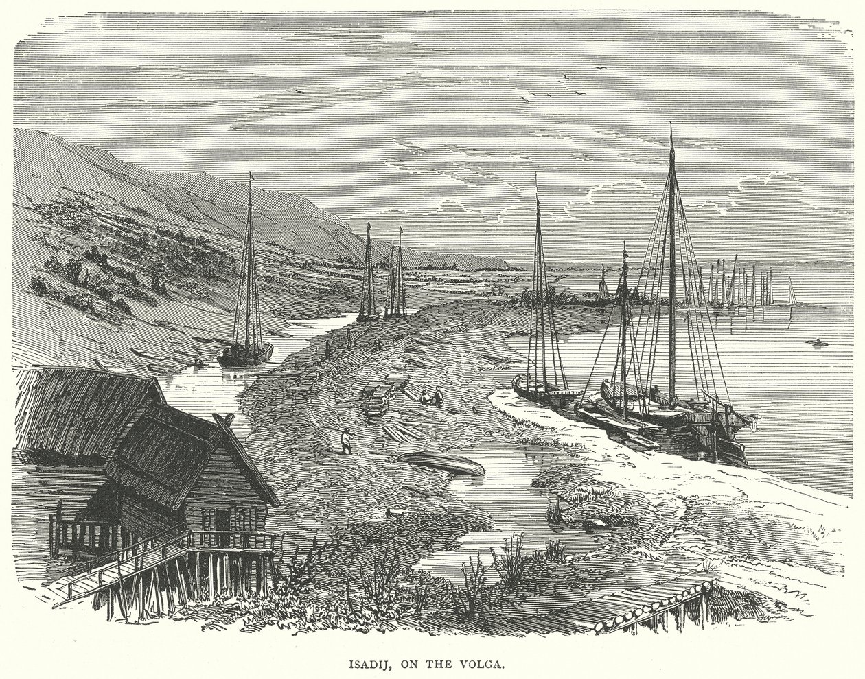 Isadij, an der Wolga (Gravur) von English School