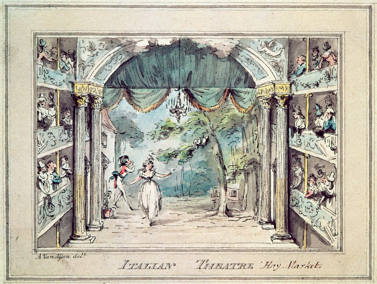 Italienisches Theater, Haymarket von English School