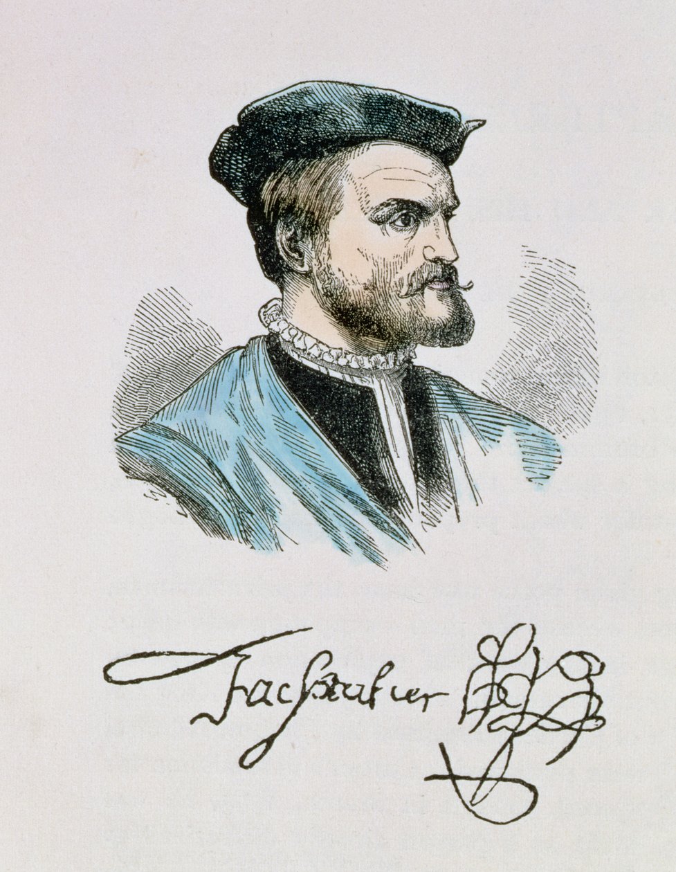 Jacques Cartier (1491-1557), Illustration aus Band IV von 