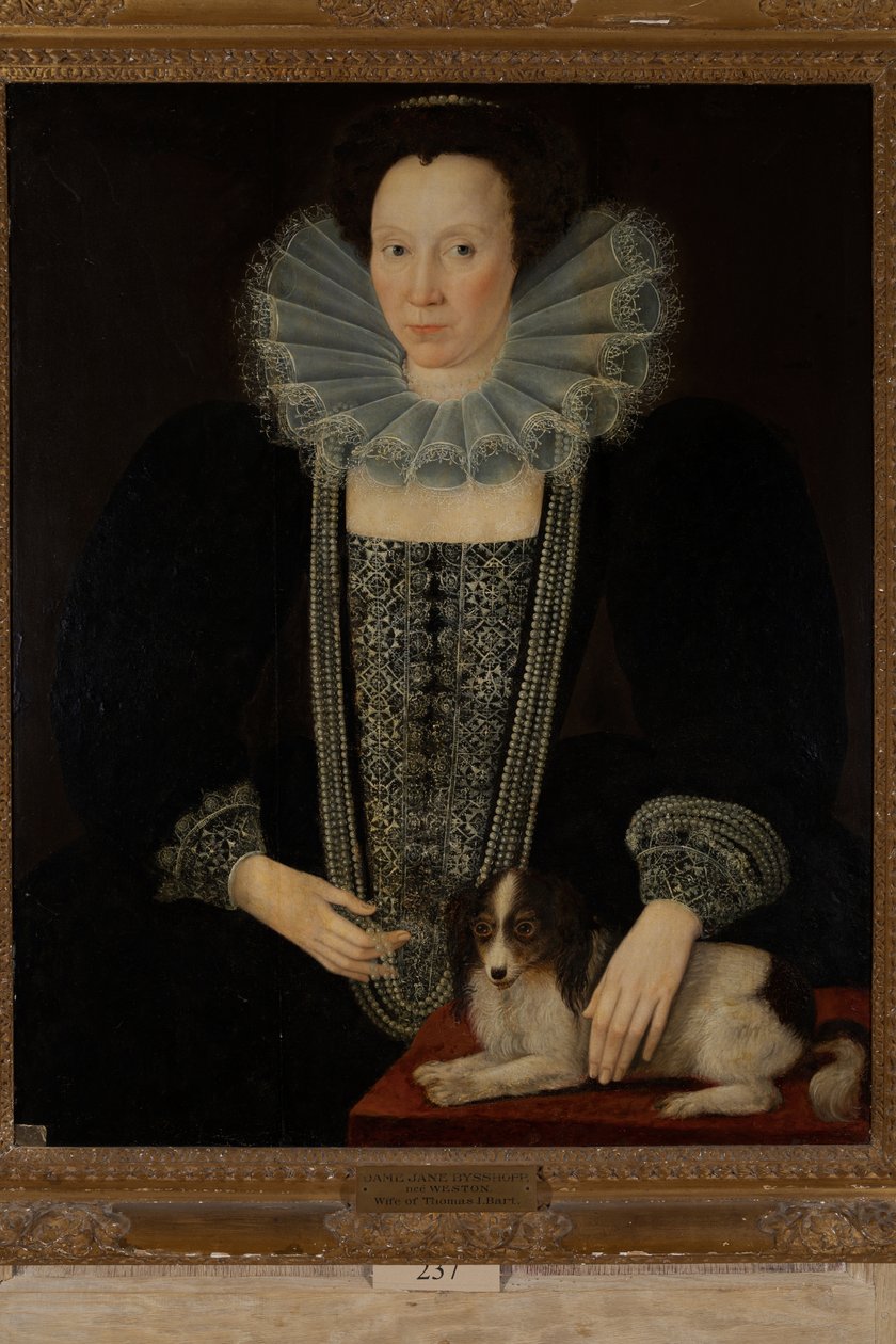 Jane Weston, zweite Frau von Sir Thomas Bisshopp von English School