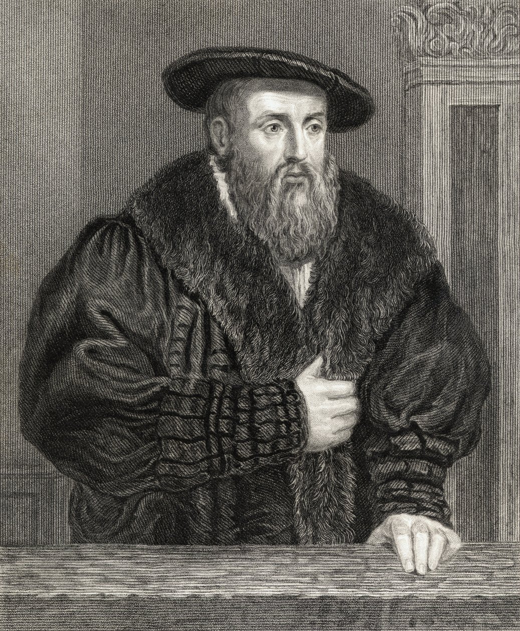 Johannes Kepler (1571-1630) aus The Gallery of Portraits, veröffentlicht 1833 von English School