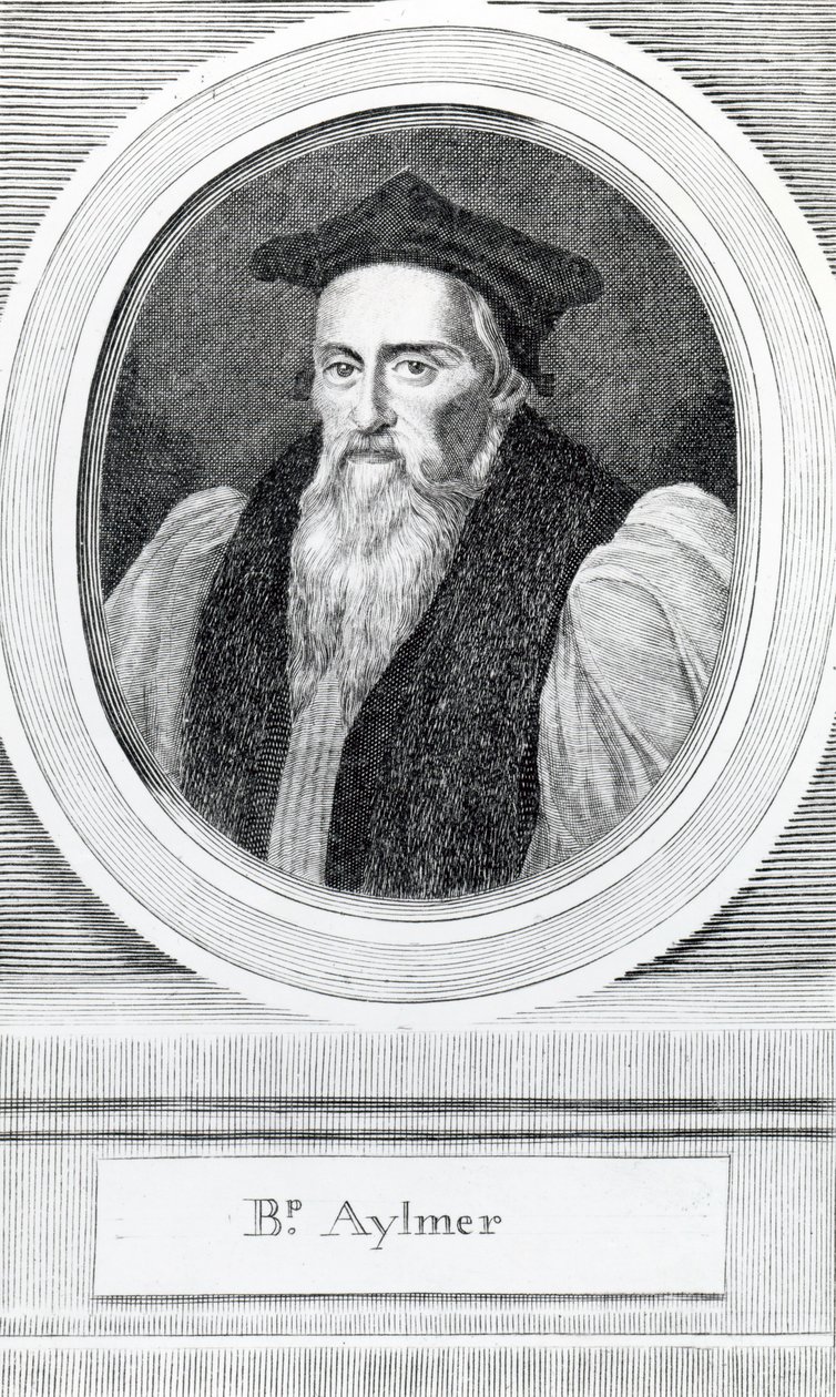John Aylmer, Lord Bischof von London (1521-94) von English School