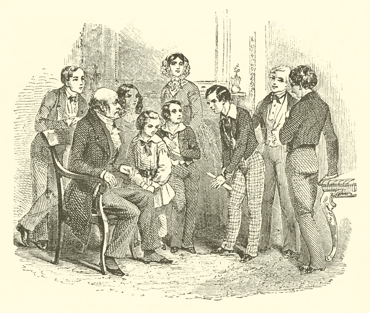 Taschenspielerei (Gravur) von English School