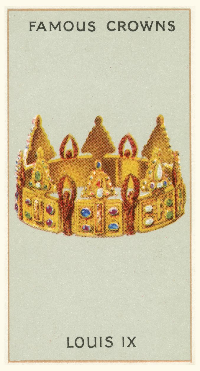 Ludwig IX. (Chromolithografie) von English School