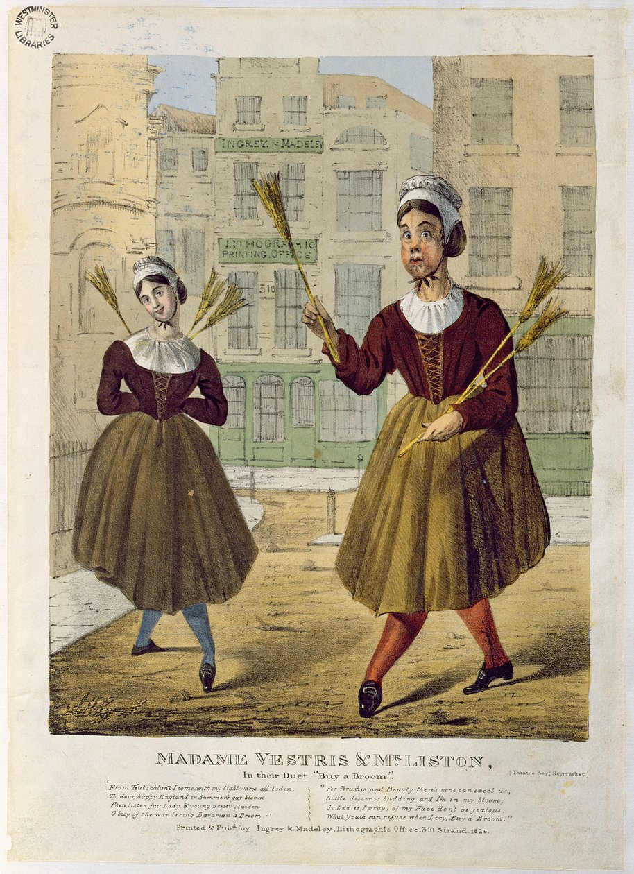 Madame Vestris und Mr. Liston in ihrem Duett 