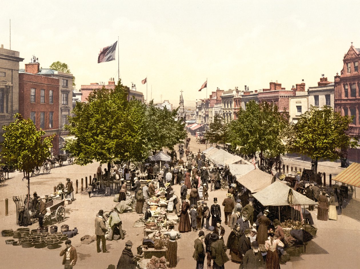 Markt, die Parade, Taunton von English School