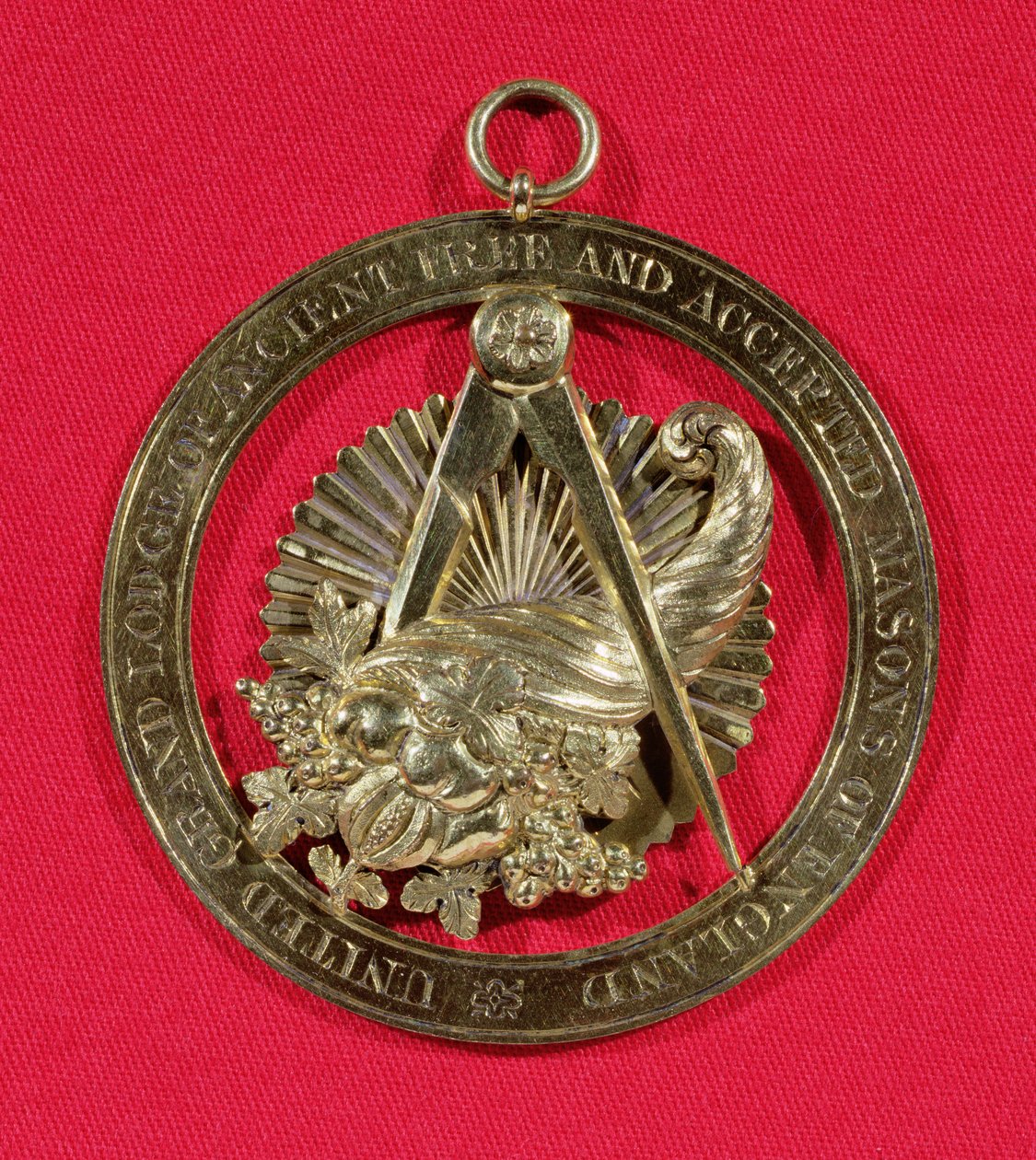 Freimaurerabzeichen oder -juwel, getragen von Mitgliedern der Großsteuermannsloge nach 1841, Mitte des 19. Jahrhunderts von English School