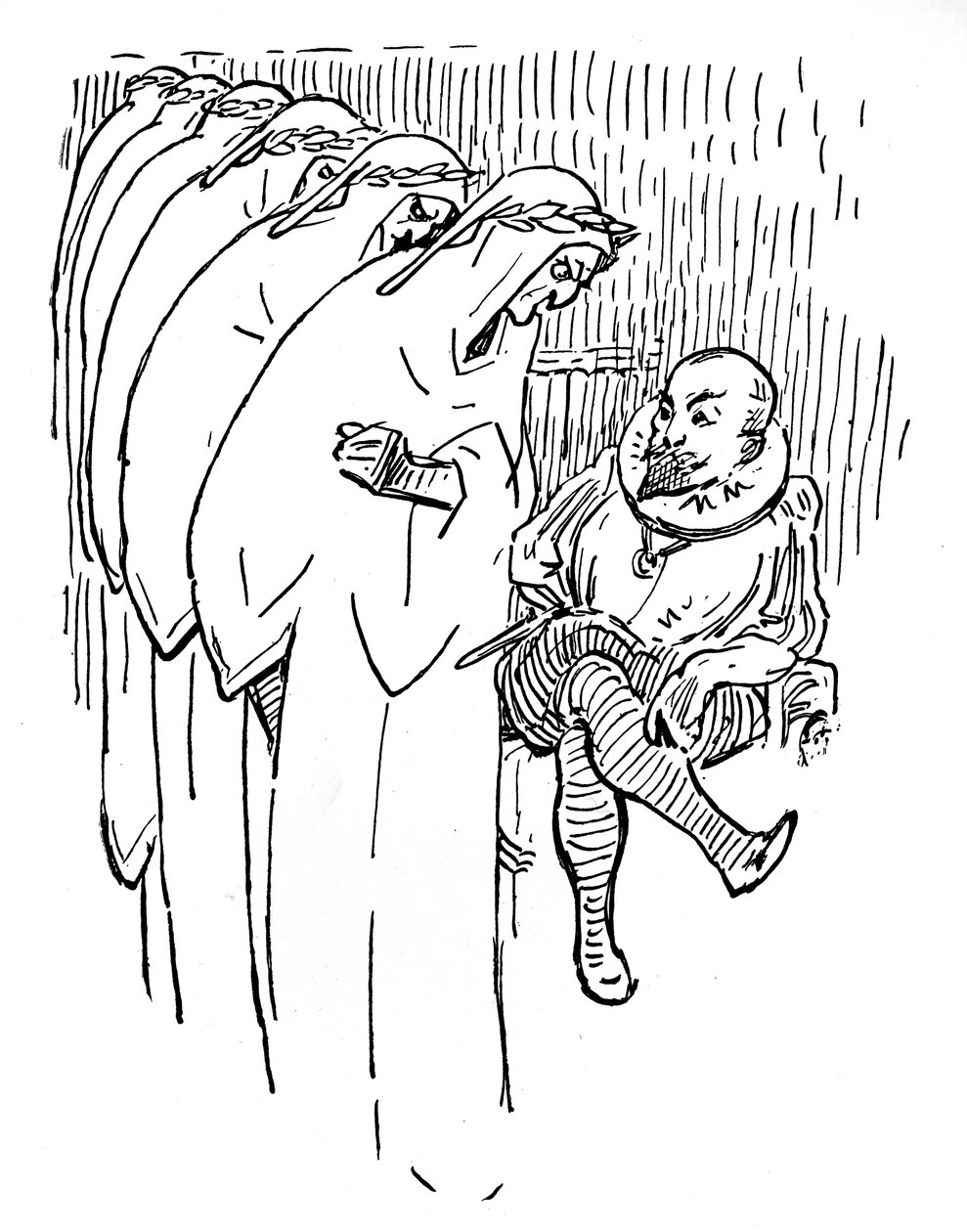 Miguel de Cervantes von Gilbert Keith Chesterton (Druck) von English School