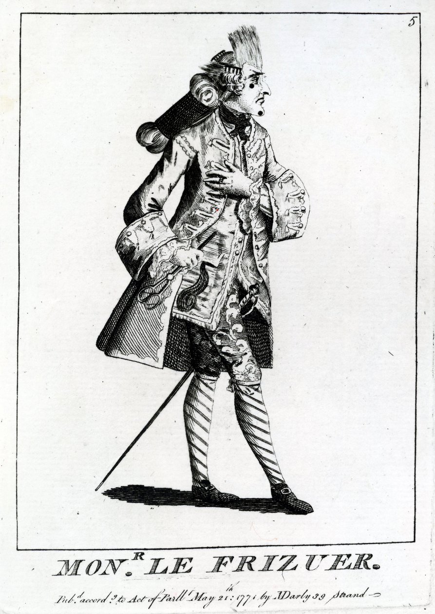 Mons. Le Frizuer, 1771 von English School