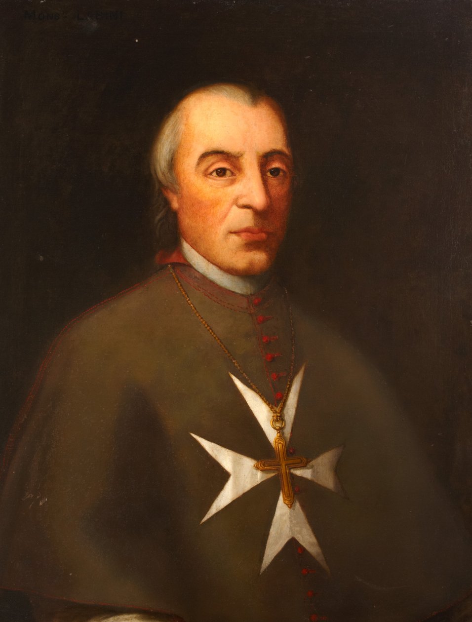 Monsignore Vincenzo Labini, Bischof von Malta, 1798 von English School