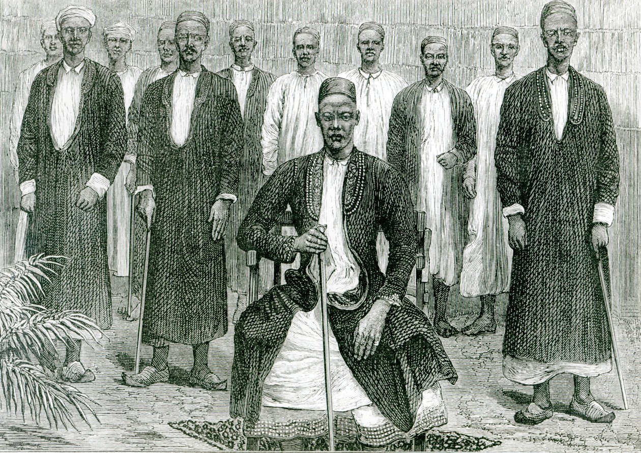 Mtesa, der Kaiser von Uganda und andere Häuptlinge von English School